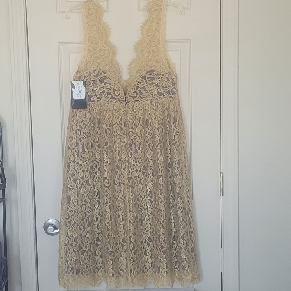 Nicole Miller New York Cocktail Dress Size 14 - Picture 3 of 12
